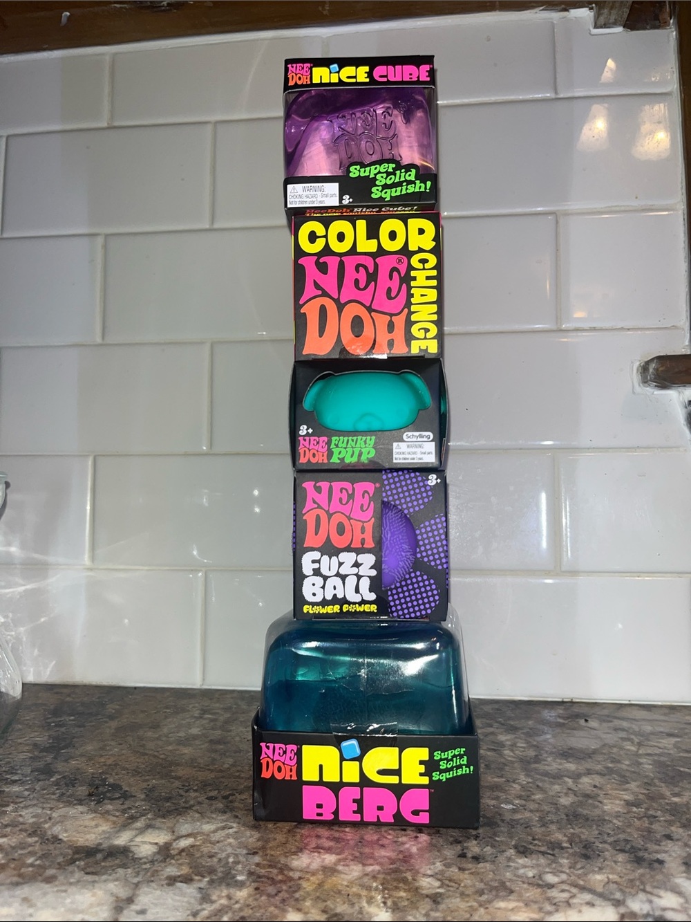 NEEDOH BUNDLE- nice berg,fuzz ball,funky pup, color change, nice cube